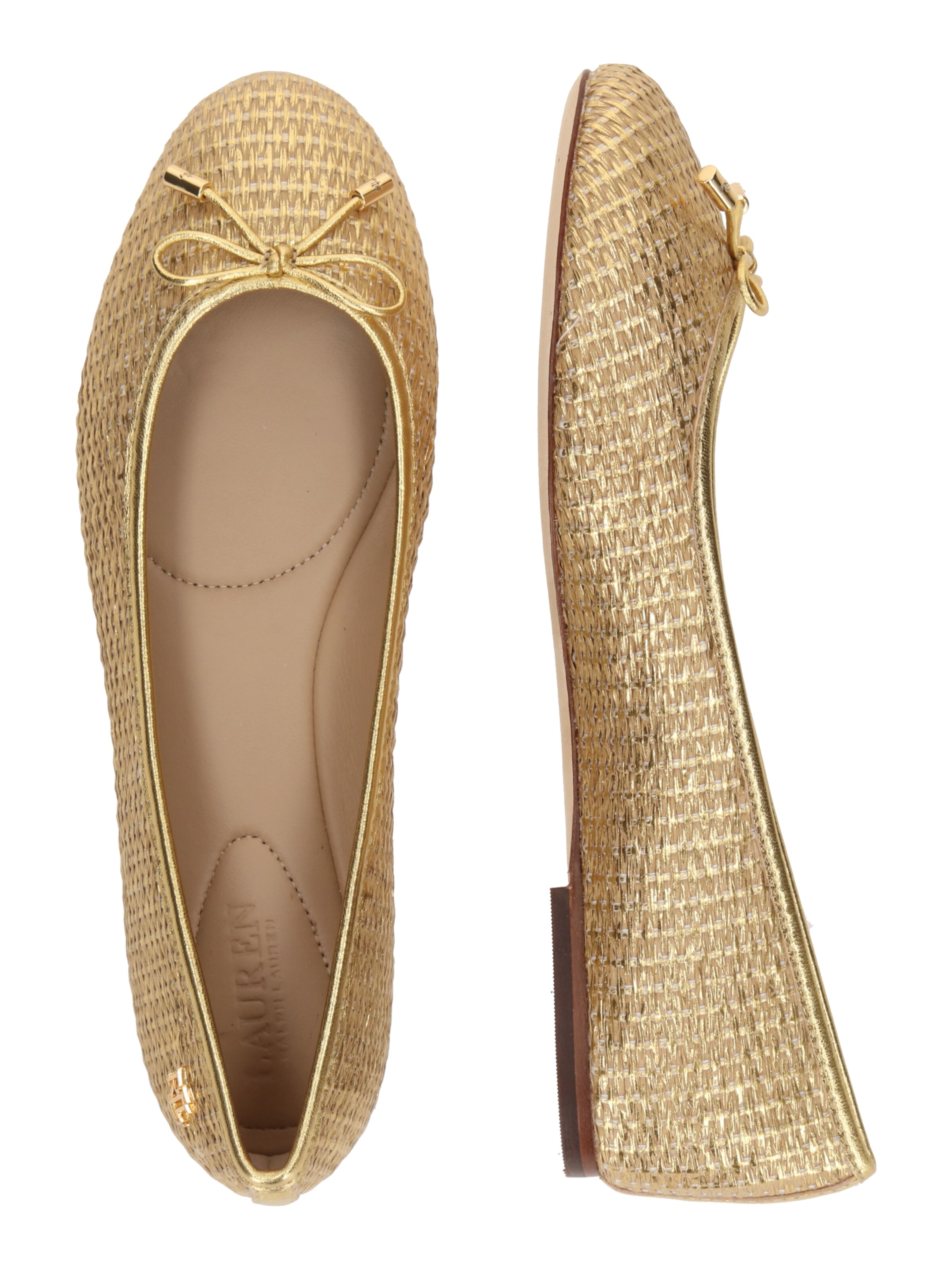 Lauren Ralph Lauren Μπαλαρίνα 'JAYNA' σε χρυσό