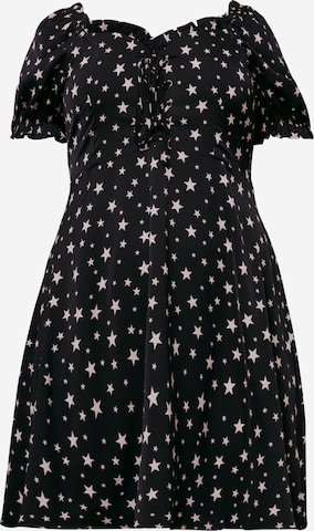 Nasty Gal Plus Šaty 'Star' – černá: přední strana
