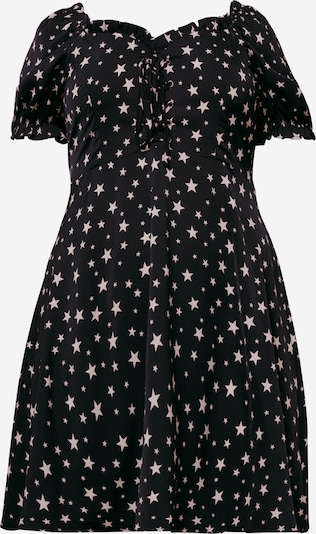 Nasty Gal Plus Kleid 'Star' in schwarz / weiß, Produktansicht