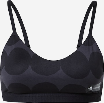 ADIDAS SPORTSWEAR Bralette Sports bra 'Marimekko' in Black: front