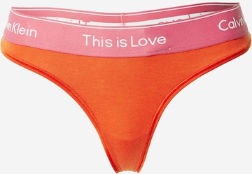 Calvin Klein Underwear String in Orange: predná strana