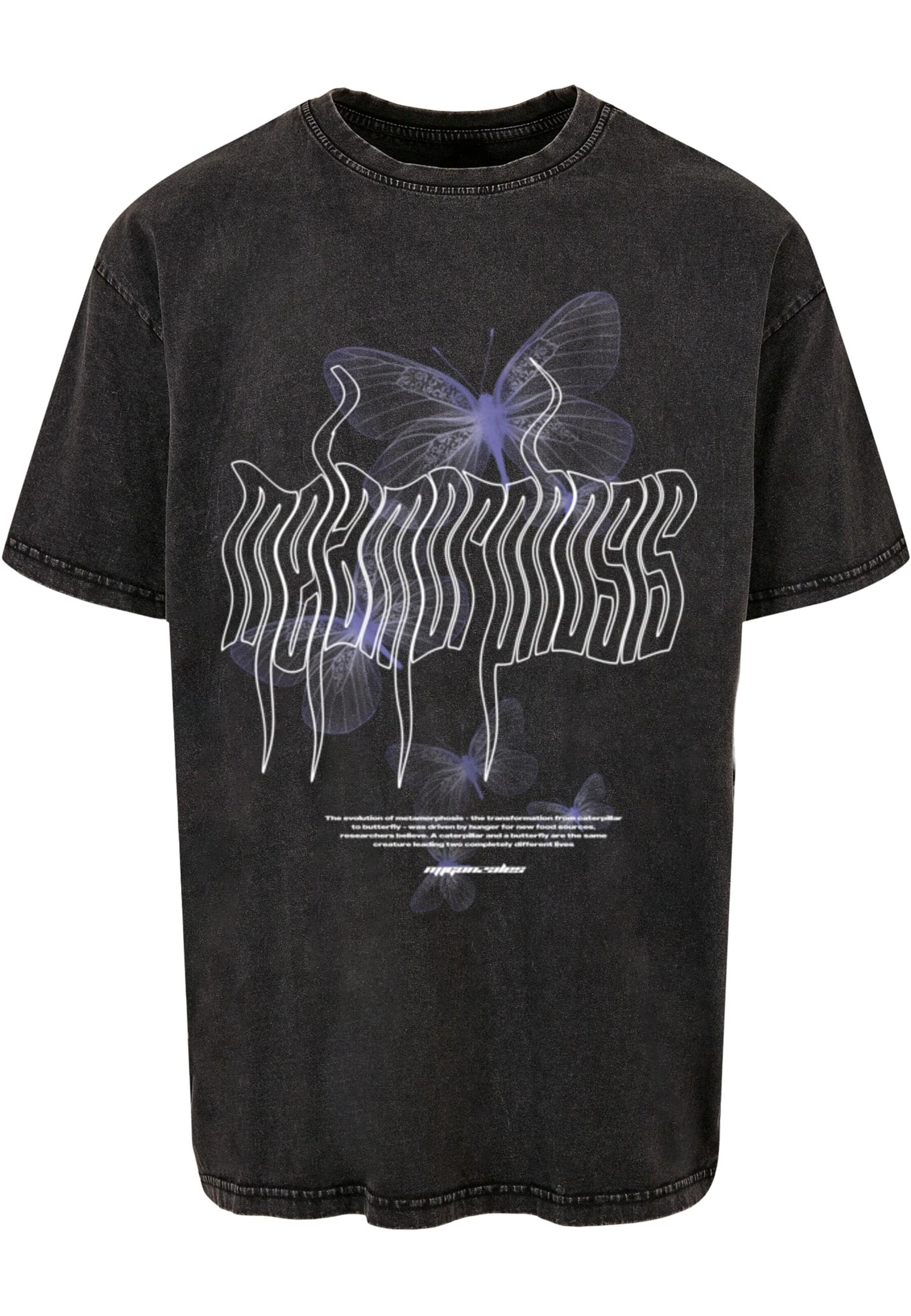 MJ Gonzales Shirt 'METAMORPHOSE V.5' in Black: front