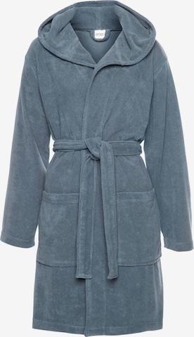 MY HOME Dressing Gown in Blue: front