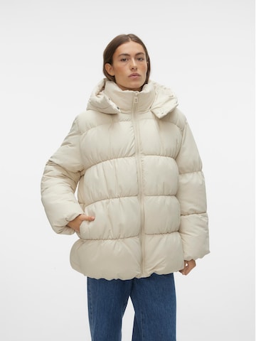 VERO MODA Winterjas 'Nio' in Beige: voorkant