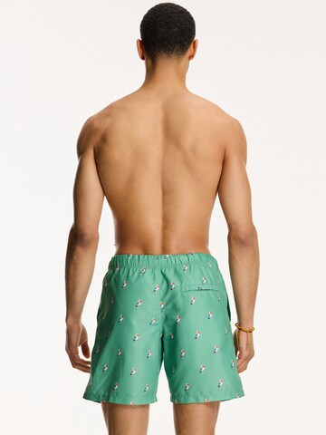 Shiwi Kratke kopalne hlače 'PELICAN' | zelena barva