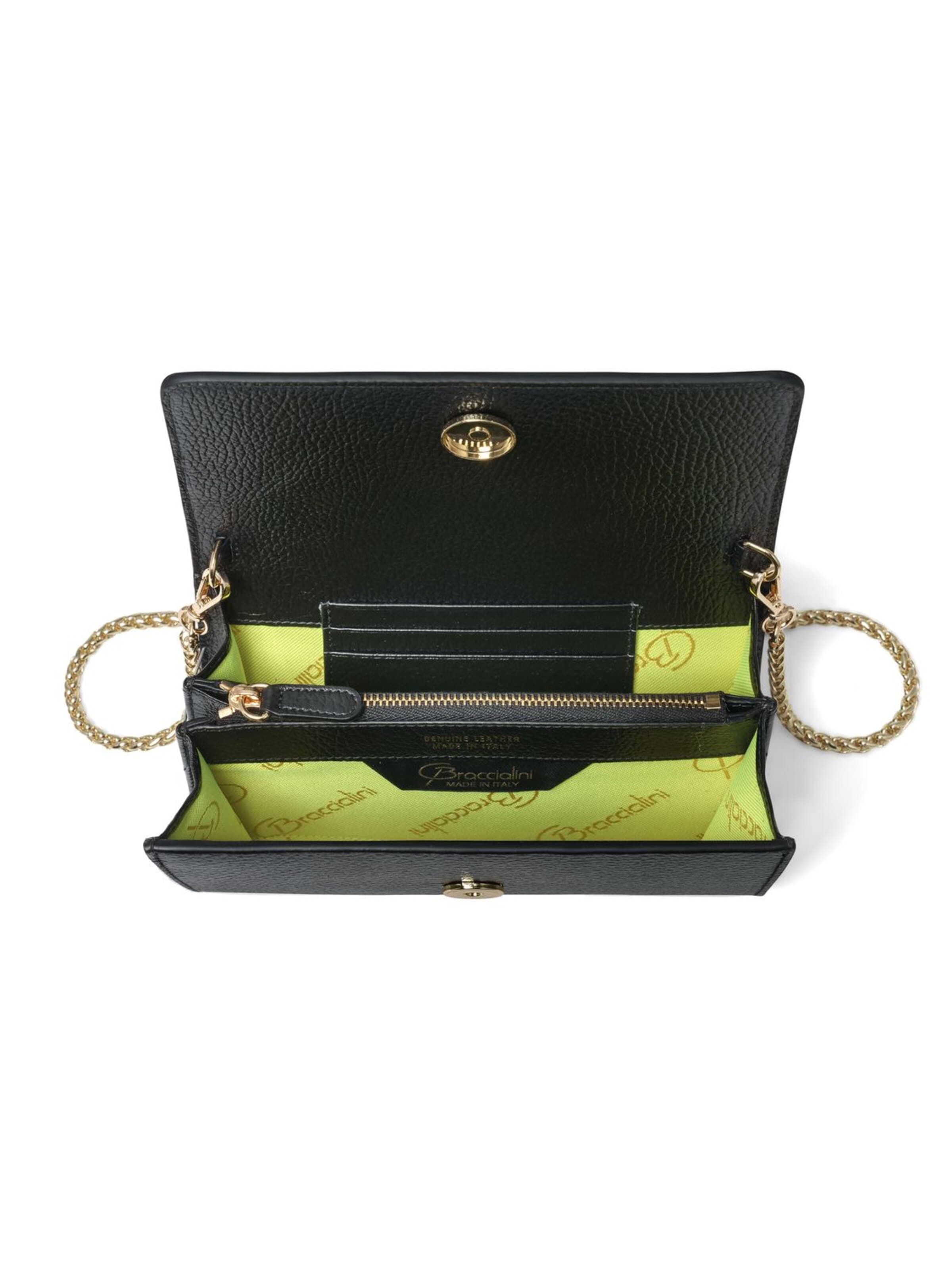 Braccialini - Bolso de noche 'Lady Wallet' en negro