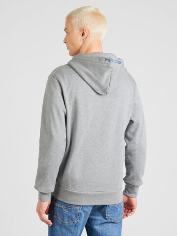 La Martina Zip-Up Hoodie in Grey