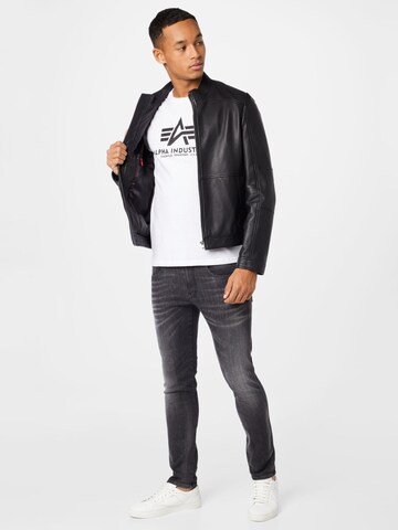 Tricou de la ALPHA INDUSTRIES pe negru