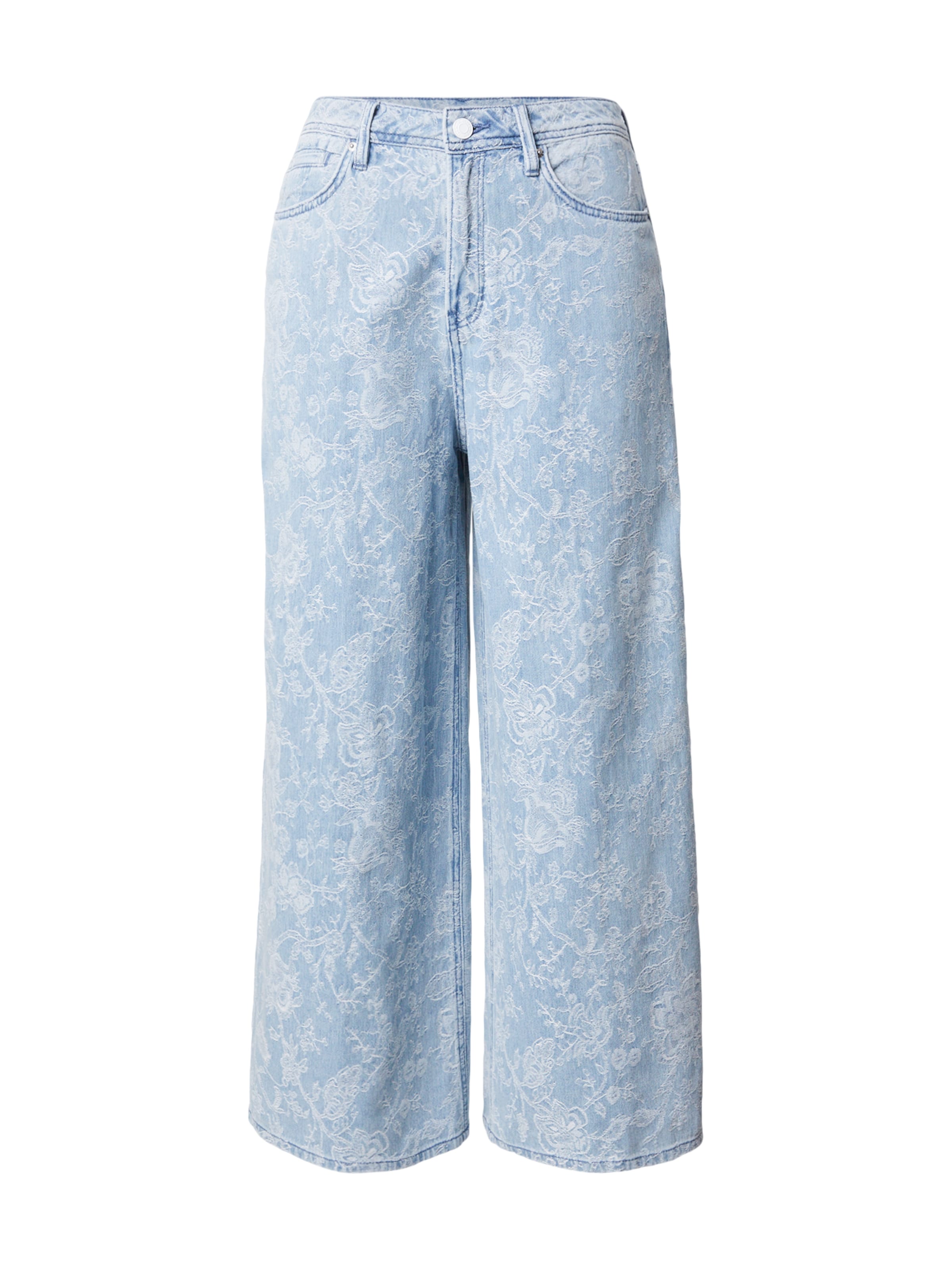 s.Oliver - Perna larga Calças de ganga 'Suri' em azul: frente