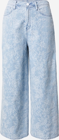 Wide leg Jeans 'Suri' de la s.Oliver pe albastru: față