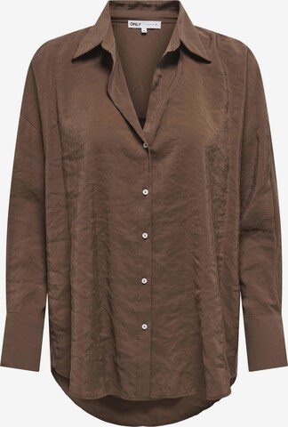 Camicia da donna 'ZAZIMA' di ONLY in marrone: frontale