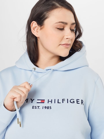 Tommy Hilfiger Curve Sweatshirt i blå