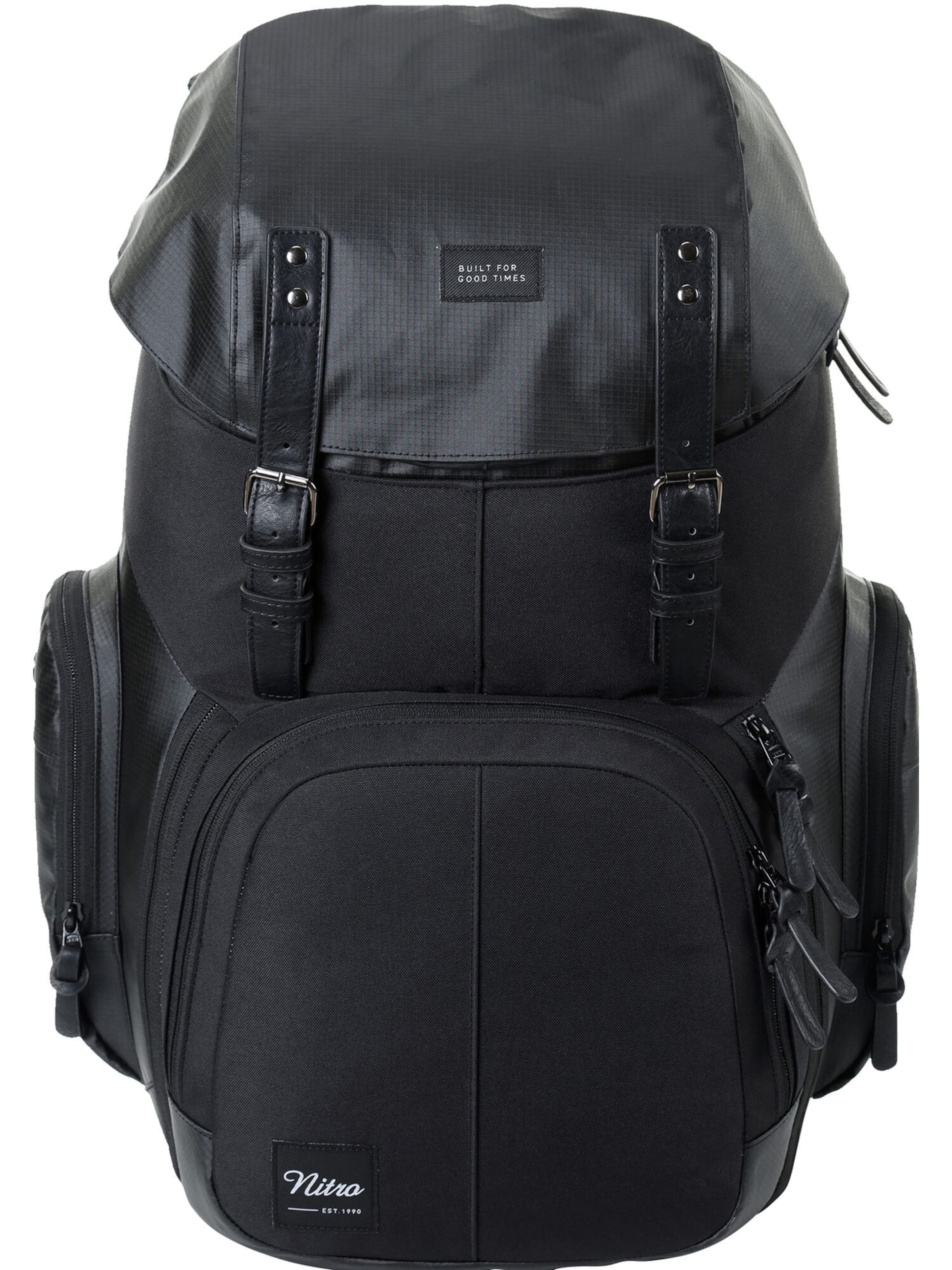NITRO Rucksack WEEKENDER in Schwarz: Vorderseite