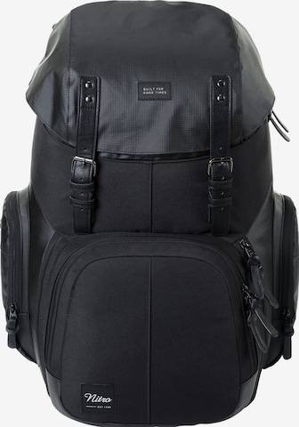NITRO Rucksack WEEKENDER in Schwarz: Vorderseite