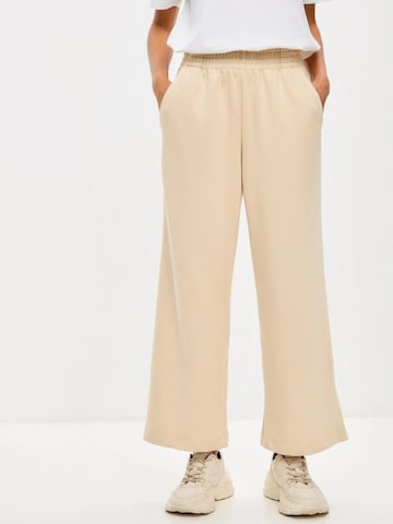 Regular Pantalon 'Palazzo Trousers' Cat e Lolette en beige : devant
