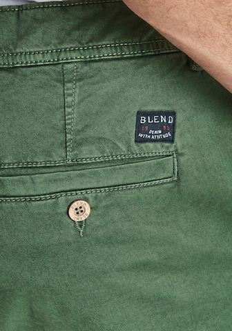 BLEND Regular Chino Pants in Green