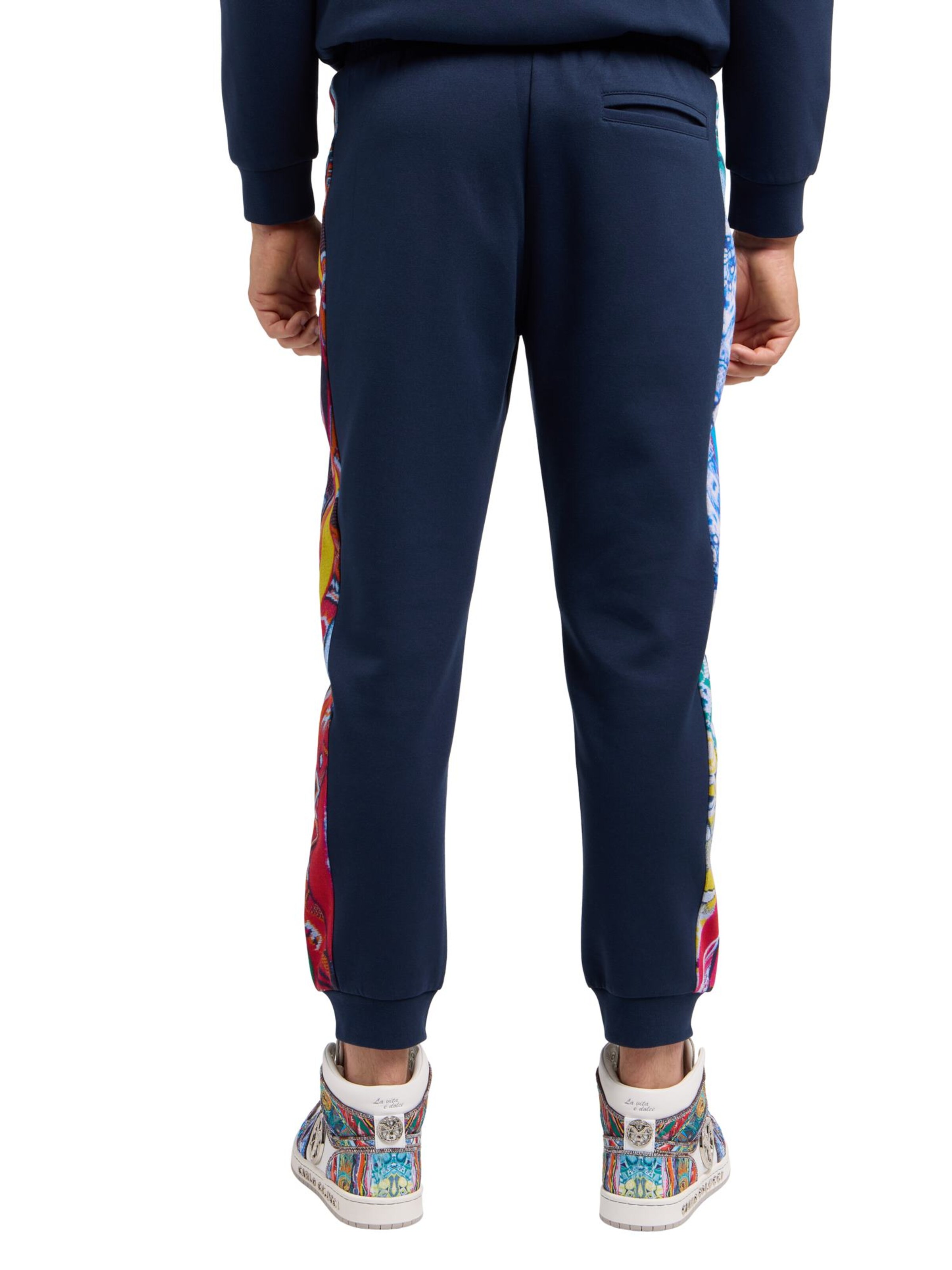 Carlo Colucci Tapered Hose 'Di Sandro' in Blau