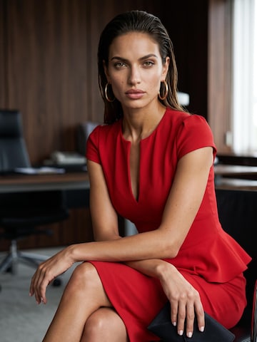 AUDRAY Etuikleid 'CATHERINE'‌ in Rot
