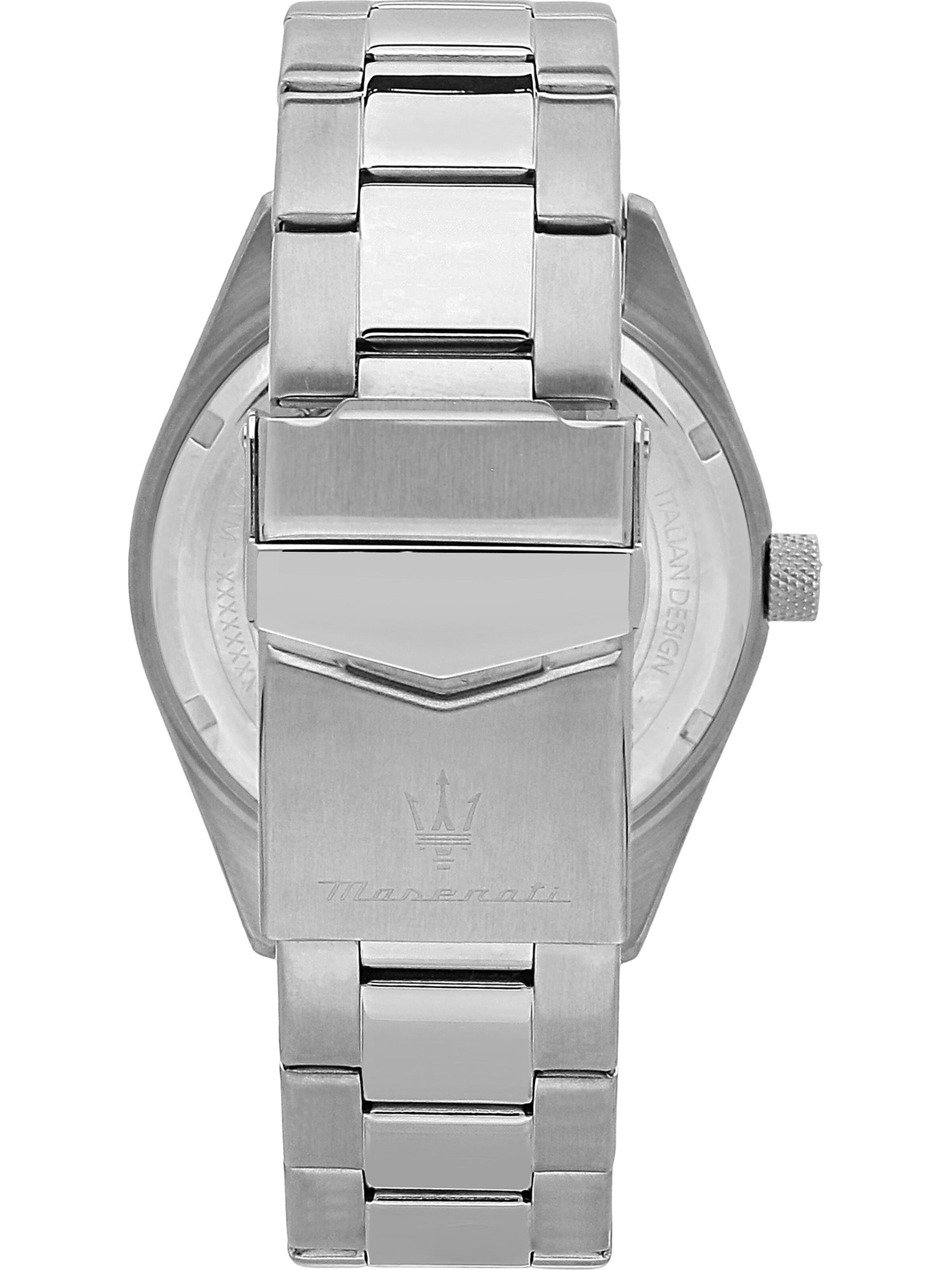 Maserati Uhr in Silber