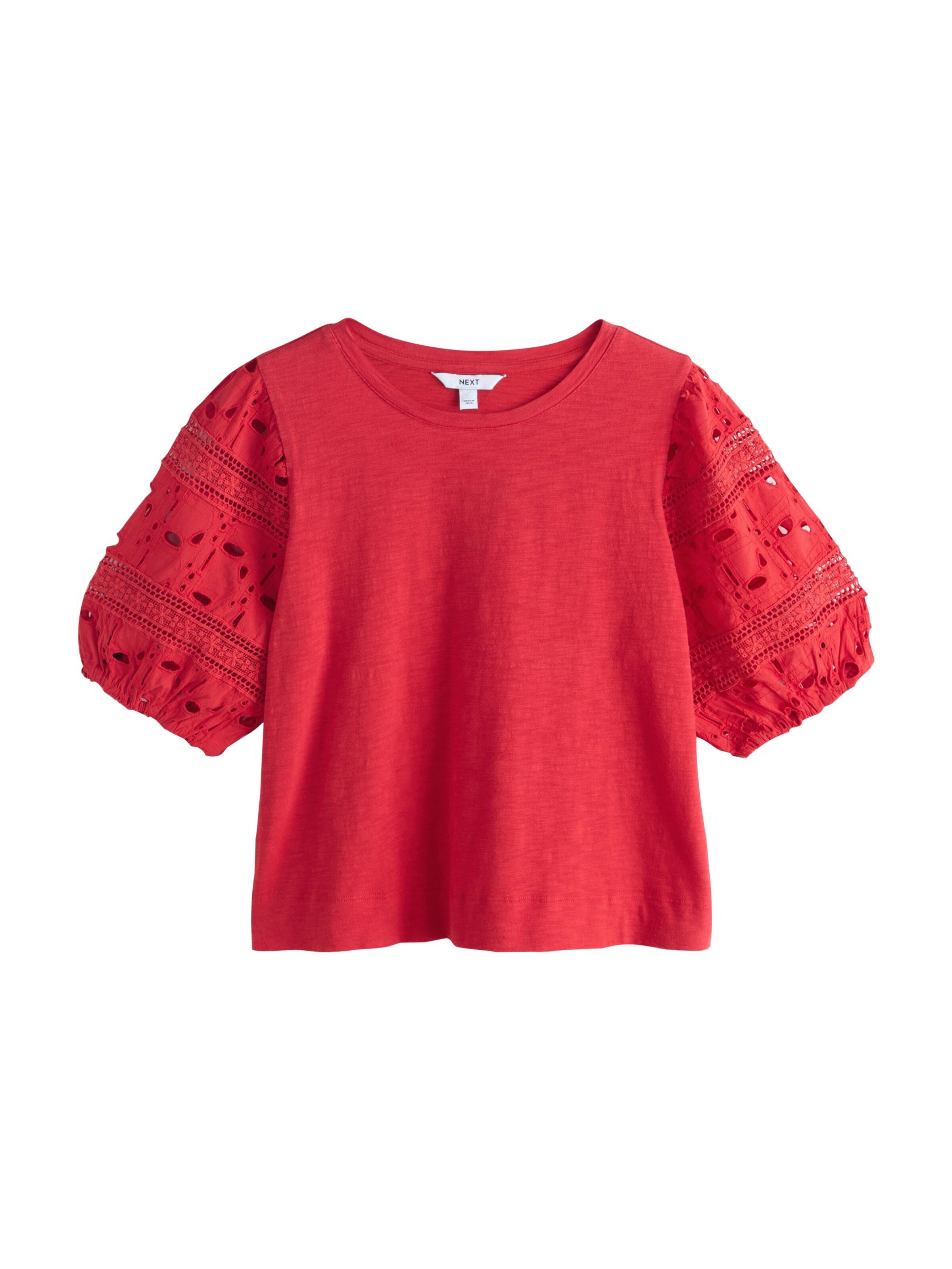 T-shirt Next en rouge : devant