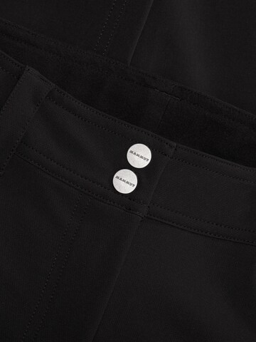 MAMMUT Regular Outdoor Pants 'Zinal Guide SO Hybrid' in Black