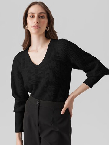 VERO MODA Sweater 'EYA' in Black: front