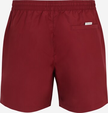 Calvin Klein Swimwear Board Shorts in Red