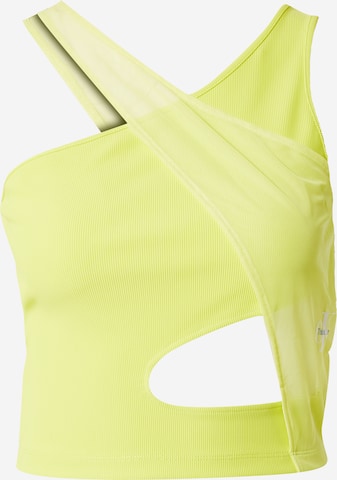 Calvin Klein Jeans - Top em amarelo: frente