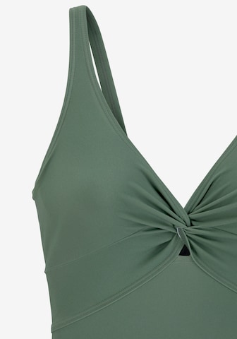 LASCANA Triangle Swimsuit 'Lolo' in Green