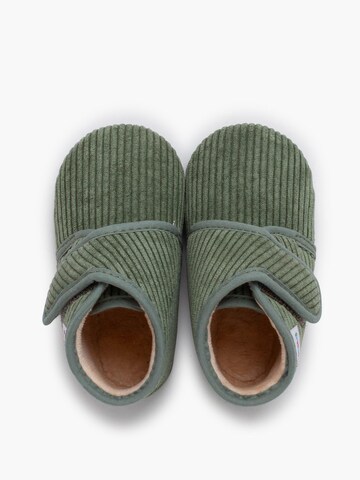 Pisamonas - Zapatillas de casa en verde