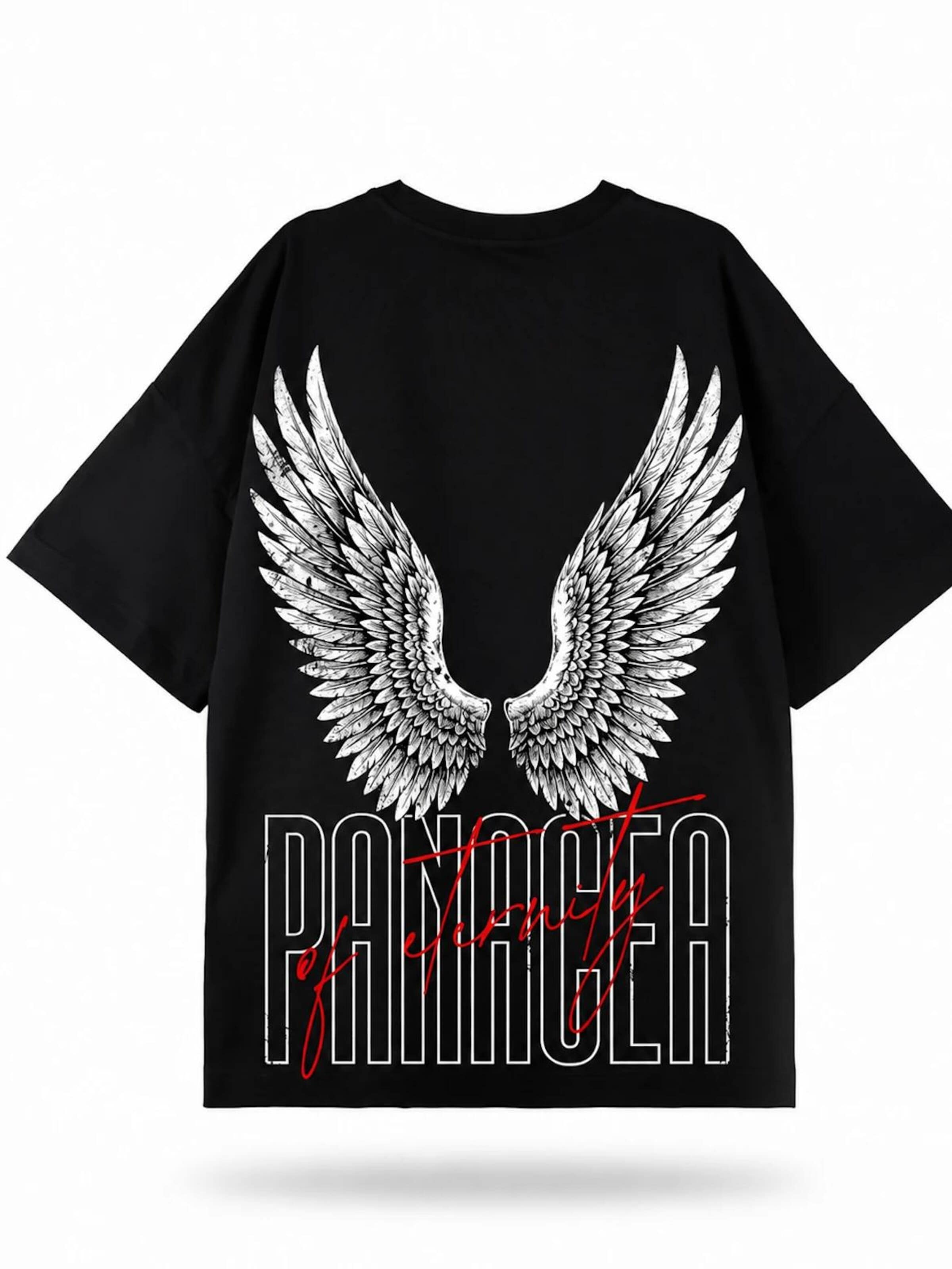 T-Shirt 'PANACEA' QWX2 en noir : devant