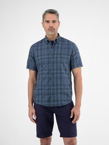 LERROS Comfort fit Button Up Shirt in Blue: front