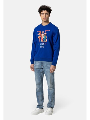 19V69 ITALIA Sweatshirt 'Nico Racing' in Blauw