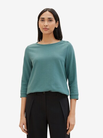 TOM TAILOR Shirt in Groen: voorkant