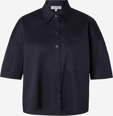 MORE & MORE Bluse i blå: forside