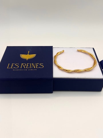Les Reines Náramek 'Rope Twist' – zlatá