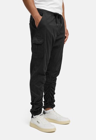 INDICODE JEANS Regular Chino trousers 'Proff' in Black