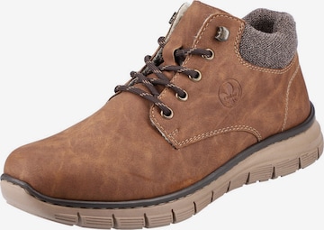 Rieker Lace-Up Boots in Brown: front