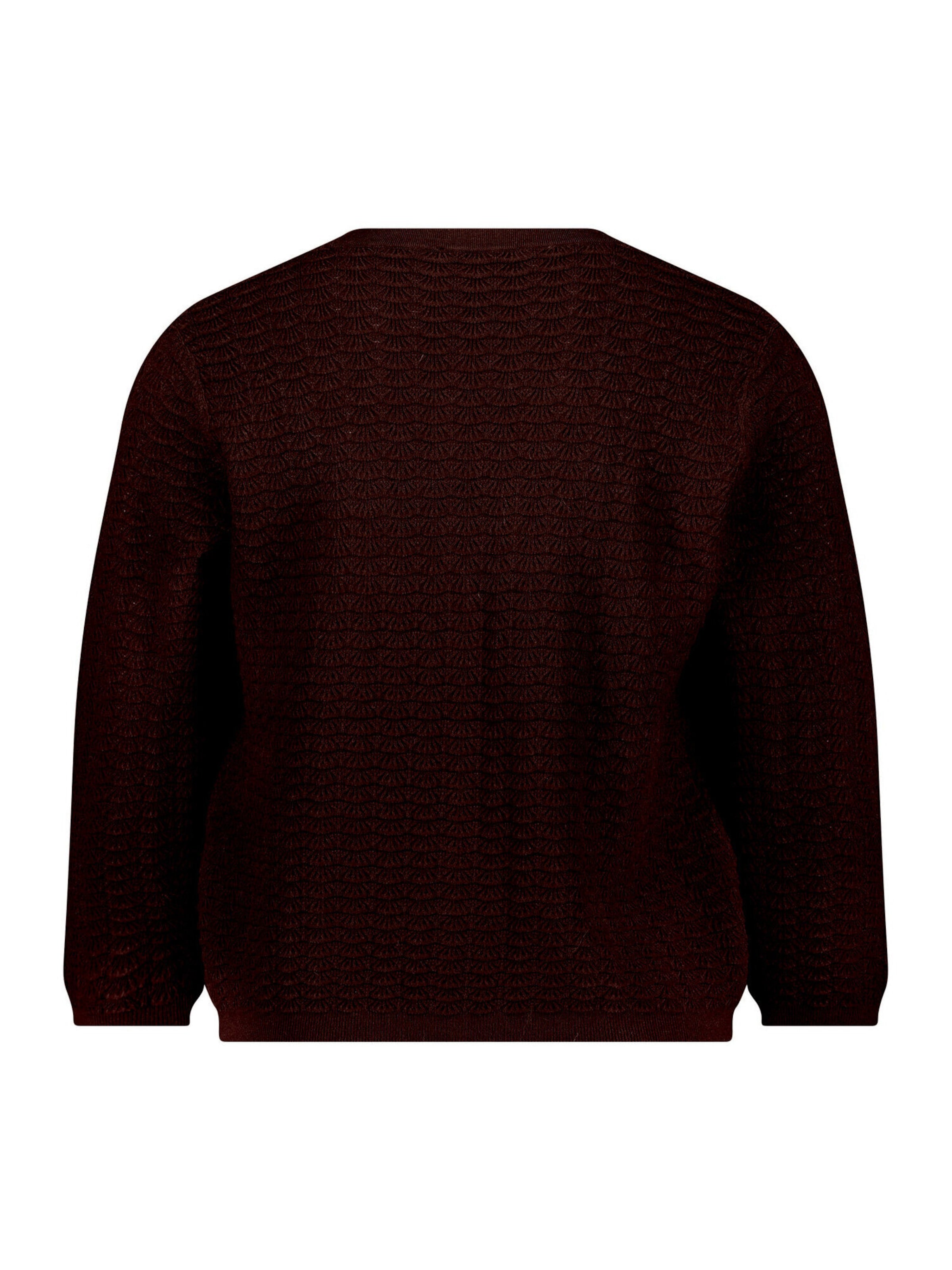 Cardigan Cartoon en marron