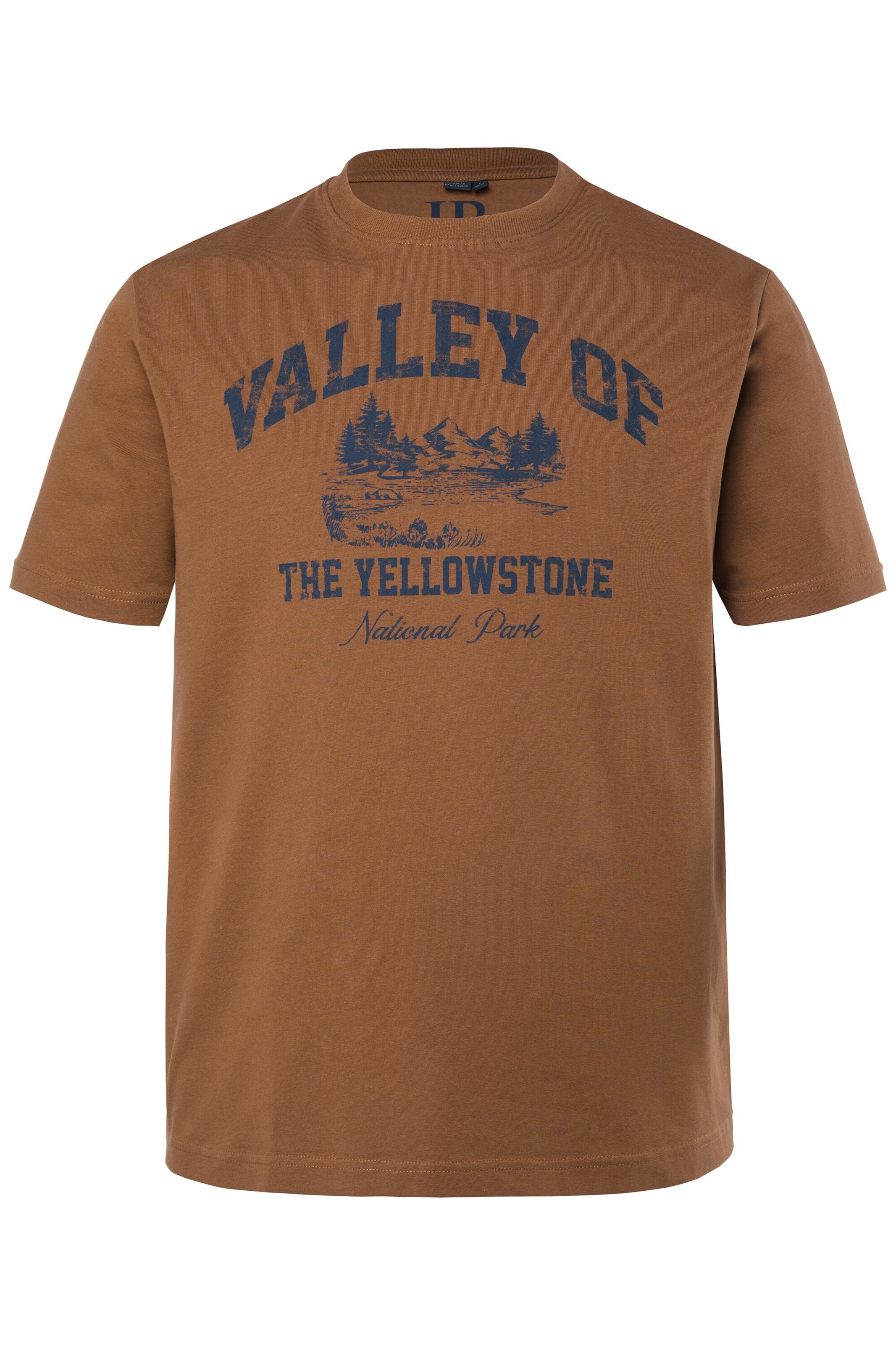 JP1880 T-Shirt in Braun: Vorderseite