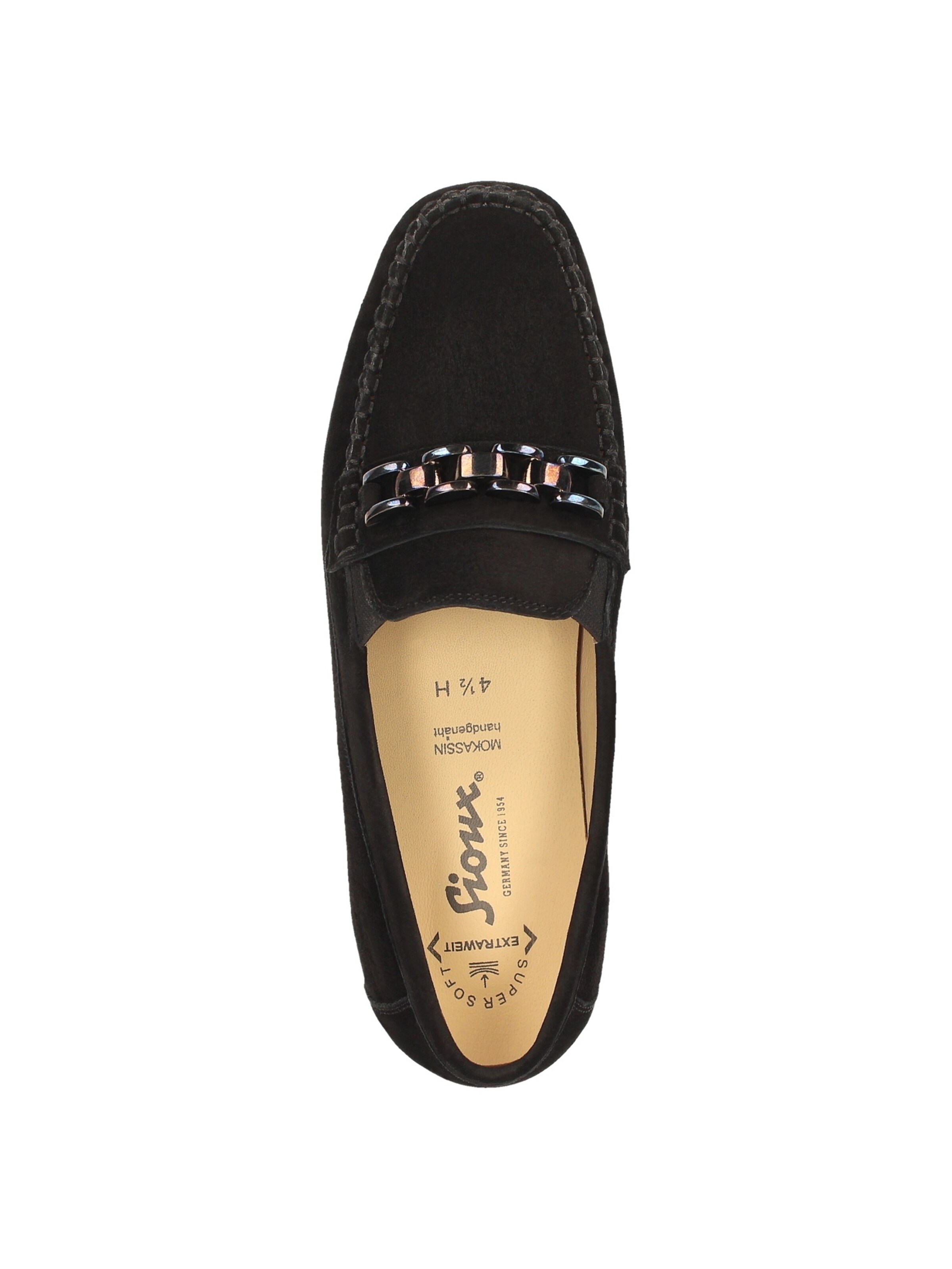 SIOUX Mokassin 'Cortizia' in Schwarz