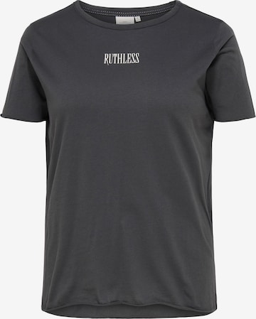 T-shirt 'CARLuca' ONLY Carmakoma en gris : devant