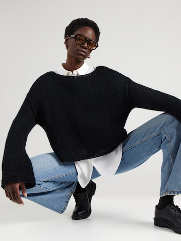 HUGO Sveter 'Scarly_B' - Čierna: predná strana