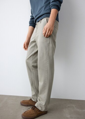 MANGO TEEN Regular Jeans in Grün