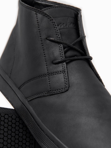Ombre Sneakers hoog in Zwart