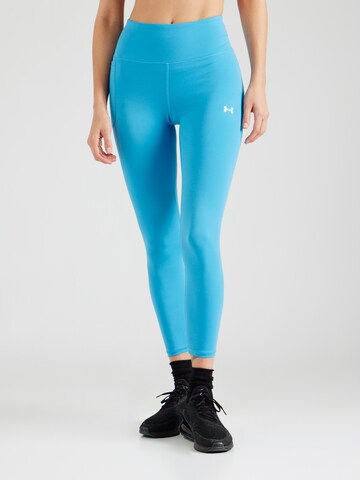 UNDER ARMOUR Skinny Sports trousers 'Motion' in Blue: front