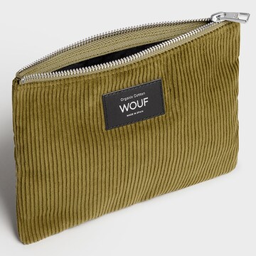 Wouf Make up tas 'Corduroy' in Groen