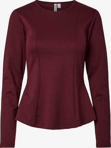 PIECES Shirt in Rood: voorkant