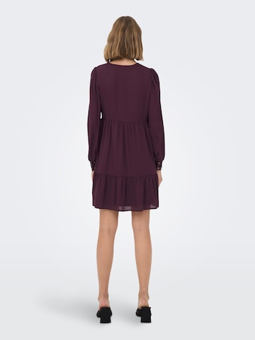 Robe 'Trine' ONLY en violet