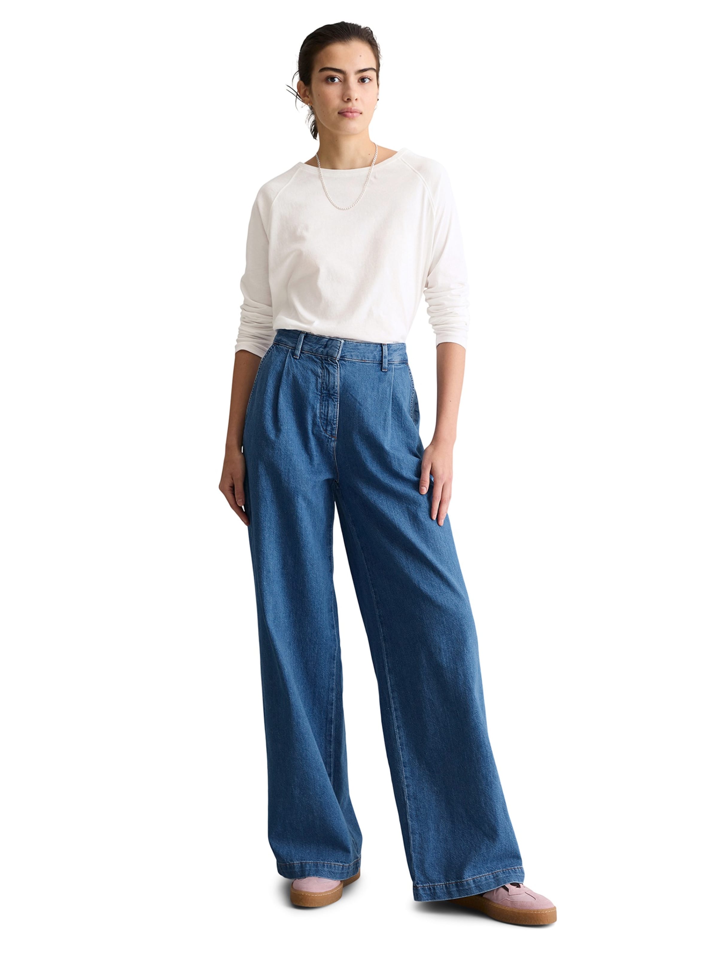 Marc O'Polo DENIM Wide Leg Jeans in Blau